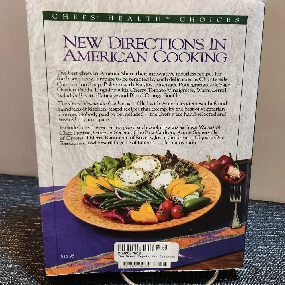 🖤 The Great Vegetarian Cookbook : The Chef's Secret Recipes